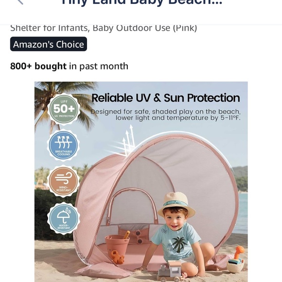 Tinyland new beach tent - Picture 4 of 5